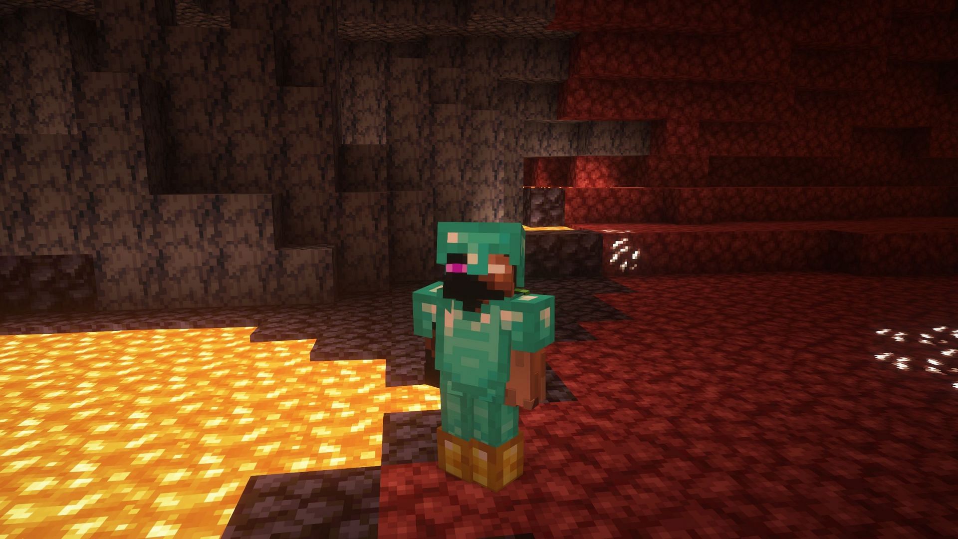Wear any gold armor part (Image via Sportskeeda Gaming || Mojang Studios)